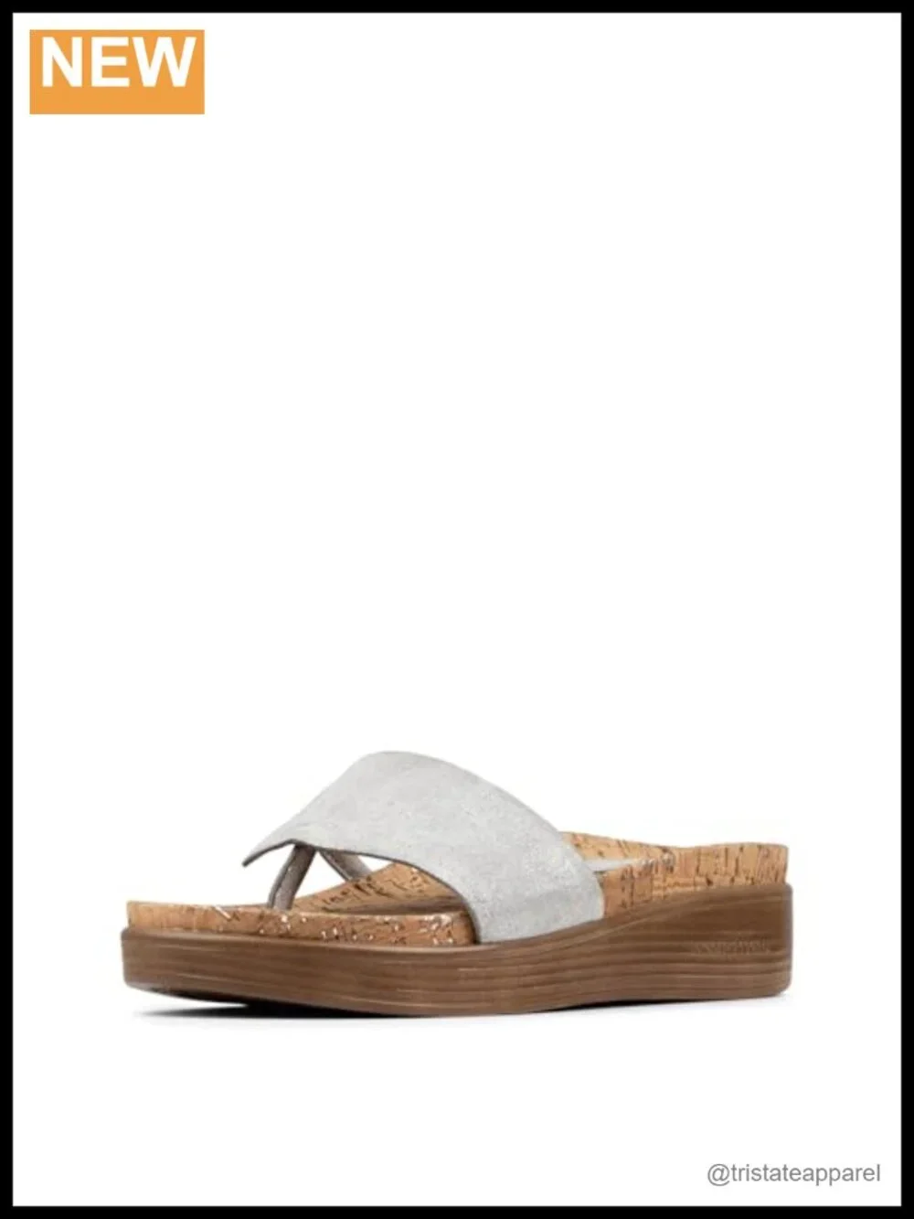 Wedge Slide Sandals Croco Patent Leather Padded Footbed